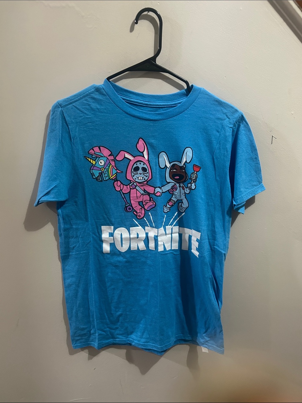 Fortnite Kids Short Sleeve Graphic Tee in Bright Blue
